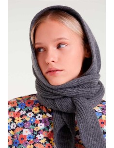 Gorro Beanie Punto Gris