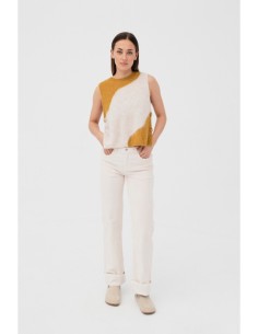 Chaleco Aiete Verde-crudo