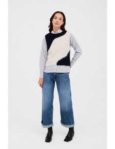 Chaleco Aiete Navy-crudo