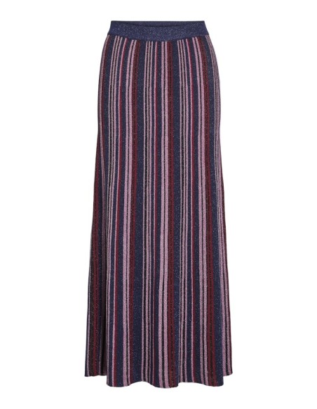 Vimelvina Glitter Midi Skirt Jester-red