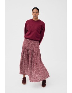 Falda Arrayan Granate