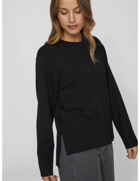 Viostria Oneck Knit Blackbeauty