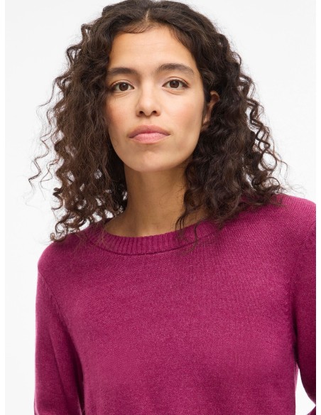 Jersey Viril O-neck Boysenberry