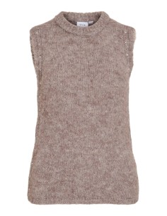 Vibows Oneck Detail Knit Darknatural