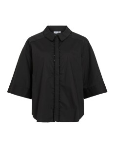 Vilara Loose Shirt Black