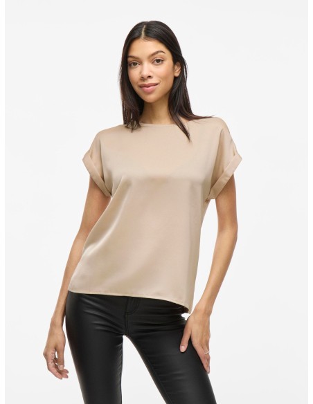 Viellete Satin Top Noos cement