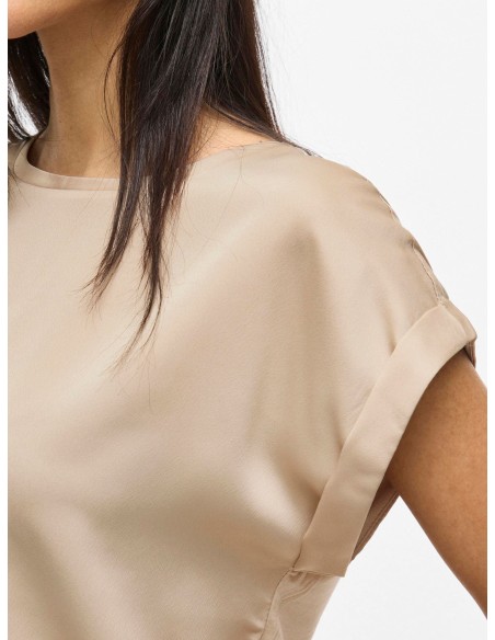 Viellete Satin Top Noos cement