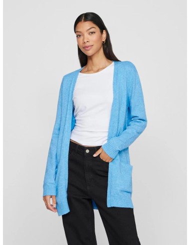 Viril Open Cardigan Blissfulblue