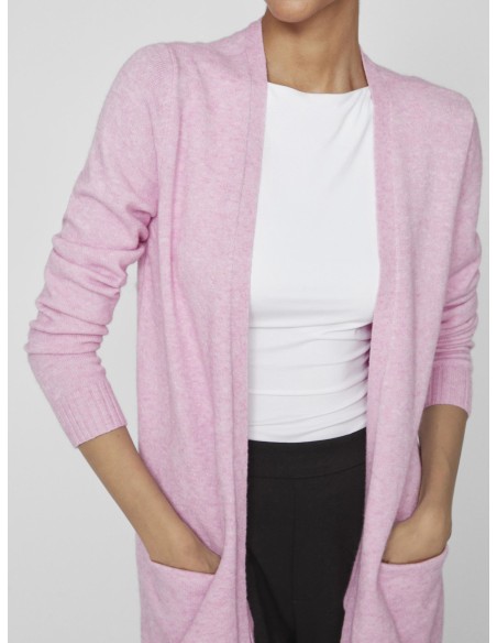 Viril Open Cardigan Lavender