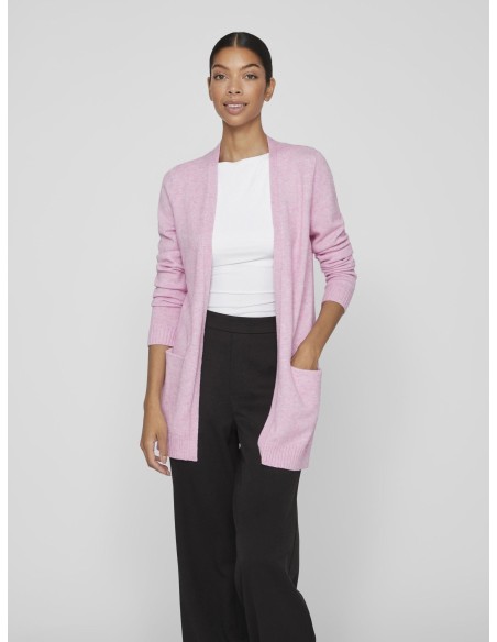 Viril Open Cardigan Lavender