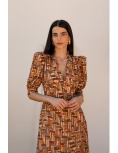 Simone Geometrico Marron 2