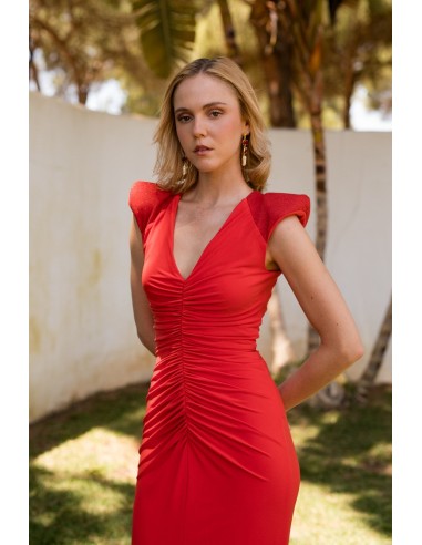 Vestido Claudia Naranja