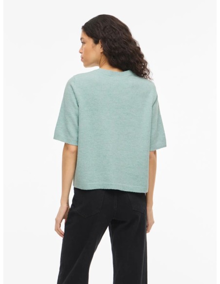 Viliga Oneck knitt Cardigan bluesurf