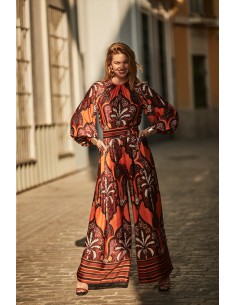 Pa- Mir Pantalon naranja-marron