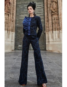 Pa-Merce Pantalon negro/azul 2