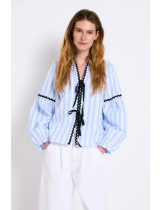 Blusa Cristina Raya Azul Azul