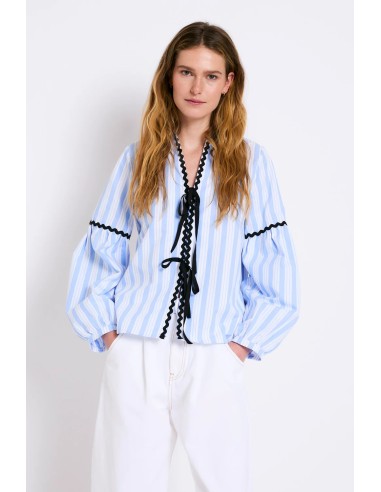 Blusa Cristina Raya Azul Azul