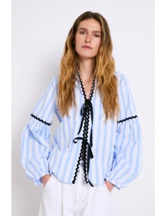 Blusa Cristina Raya Azul Azul 2