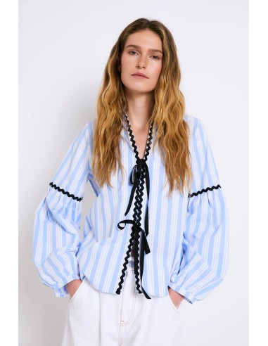 Blusa Cristina Raya Azul Azul