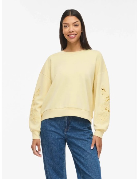 Sudadera Visiffi pastel-yellow