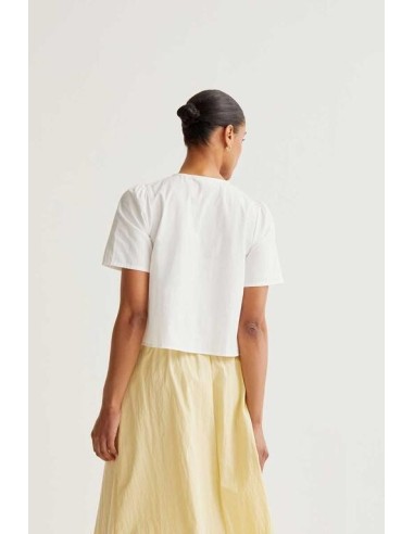 Top Botones Multi Blanco