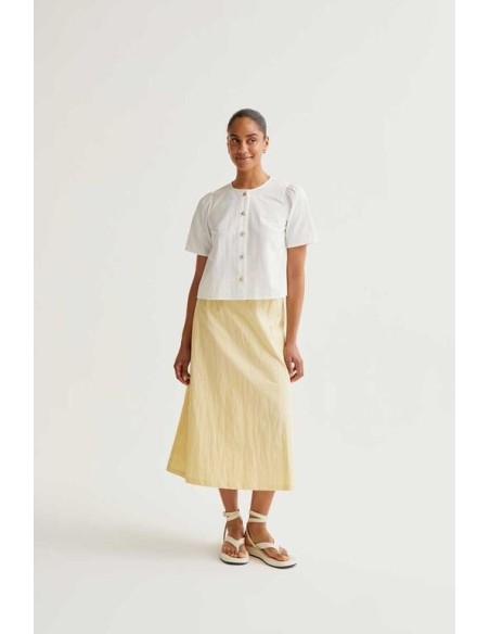 Top Botones Multi Blanco