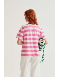 Camiseta rayas Pink Rosa 2