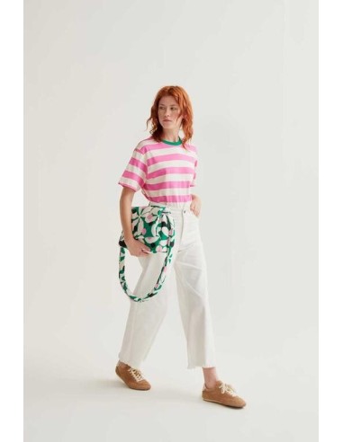 Camiseta rayas Pink Rosa