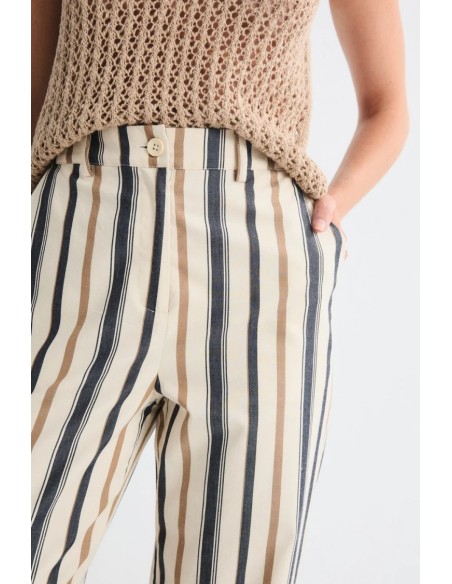 Pantalon Helios rayasmarino