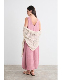 Vestido Midi Vel Aurora Rosa 2