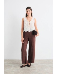 Chl Evelia Chaleco Romantico Blanco 2