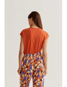 Camiseta Basica Bolsillo teja 2