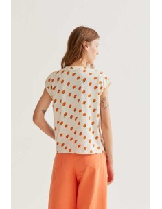 Camiseta S/m Naranjas CREMA 2