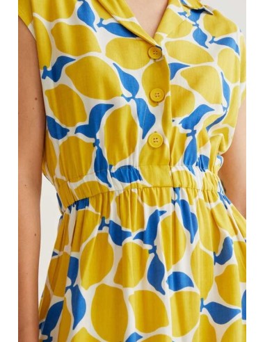 Vestido Limoncello mostaza