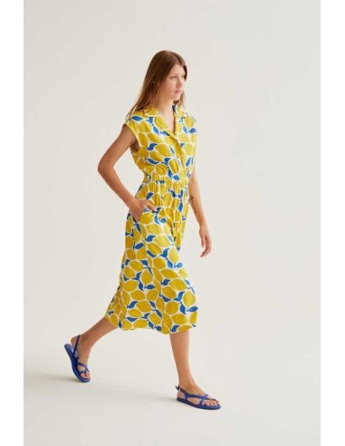 Vestido Limoncello mostaza