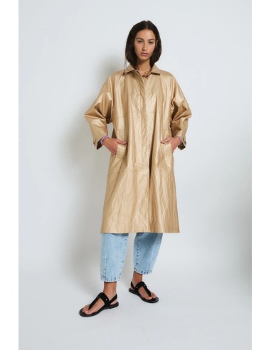 Gabardina Oro Metal dorado