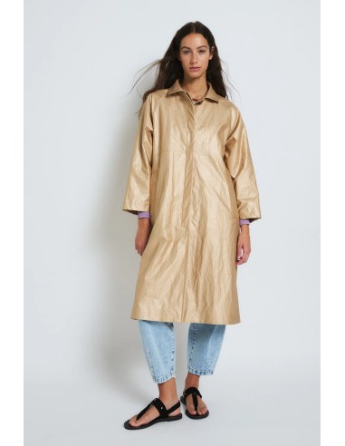 Gabardina Oro Metal dorado