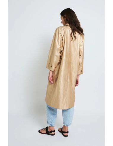 Gabardina Oro Metal dorado