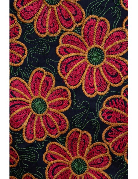 Ve-Meiran Vestido Cruzado Negro/verde