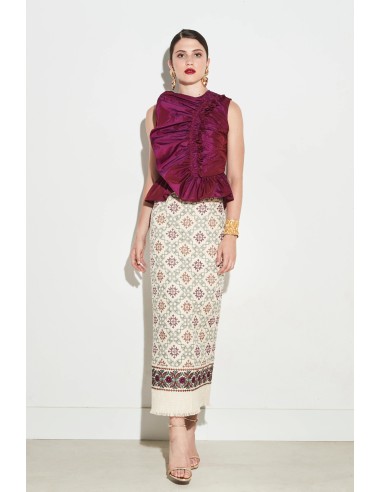 Camisa Caneil burdeos