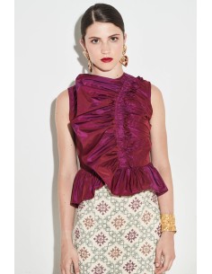 Camisa Caneil burdeos