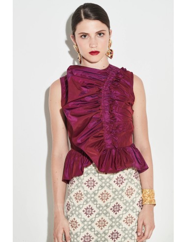 Camisa Caneil burdeos