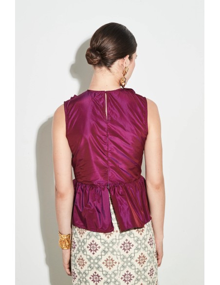 Camisa Caneil burdeos