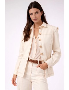 Cazadora Brooks crudo