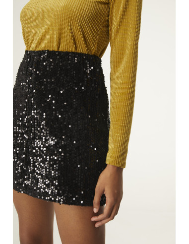 Falda Mini Lentejuelas