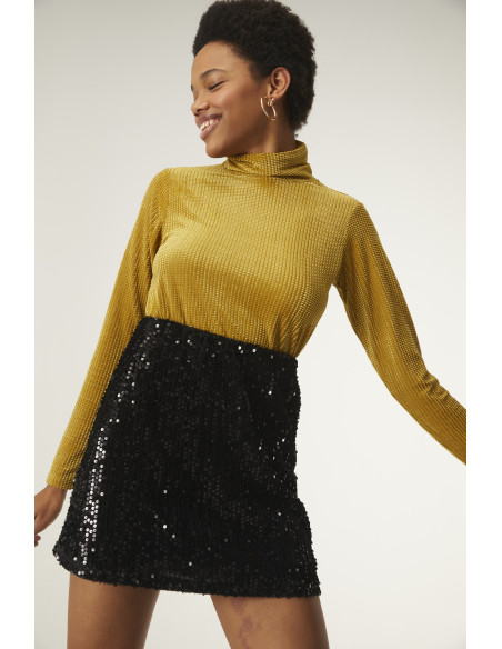 Falda Mini Lentejuelas