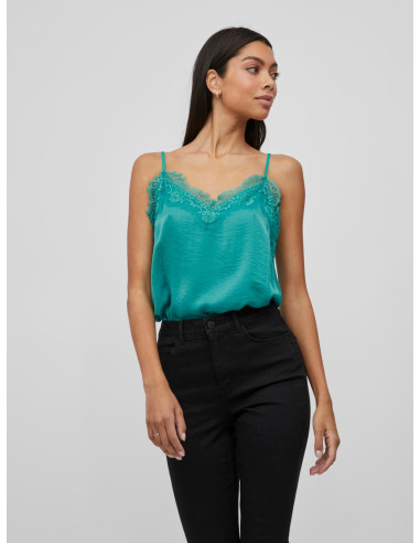 Vicava New Lace Singlet Lencera Verdehierba