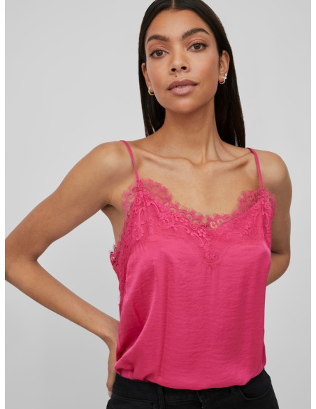 Vicava New Lace Singlet Lencera Rosa
