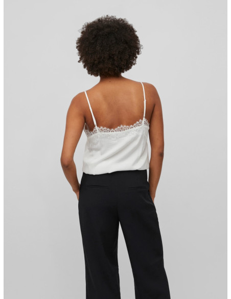 Vicava New Lace Singlet Lencera Blanco