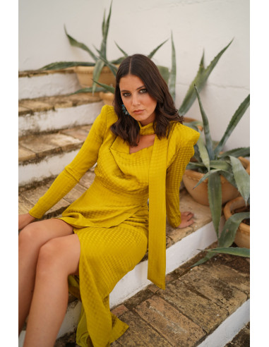 Vestido Molinara Mostaza